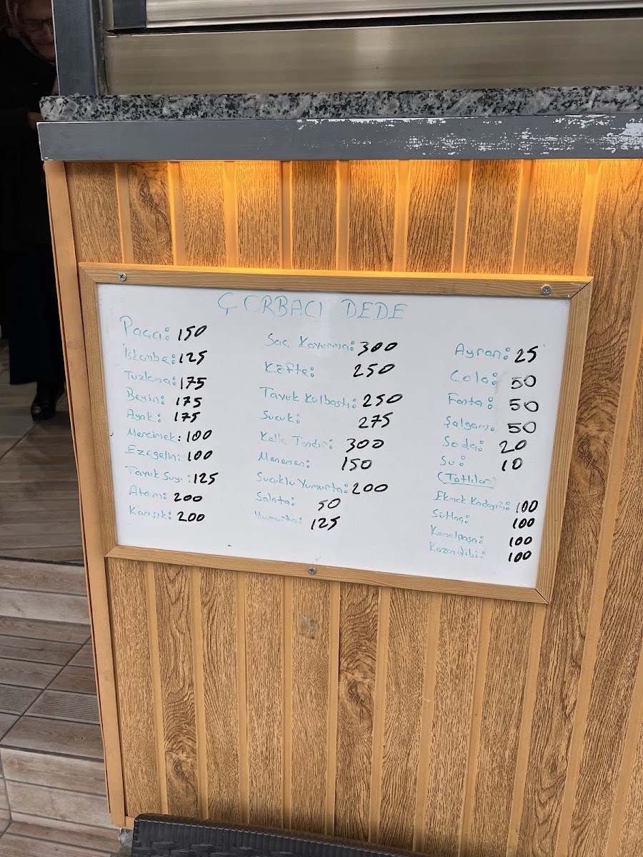 Menu Çorbaci Dede-5